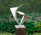 Embrace2 RVS tuinbeeld sculpture kunst art